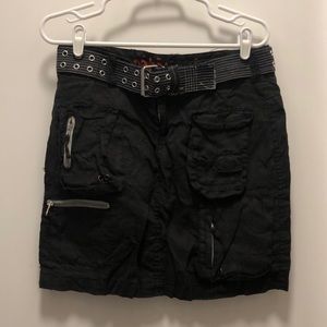 Pete&Greta cargo skirt black (4)